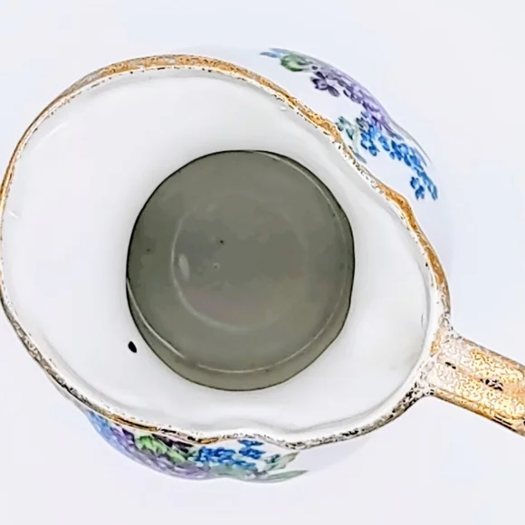 Vintage Lefton China Hand Painted Spring Bouquet 4585 Small Pitcher - Picture 8 of 12